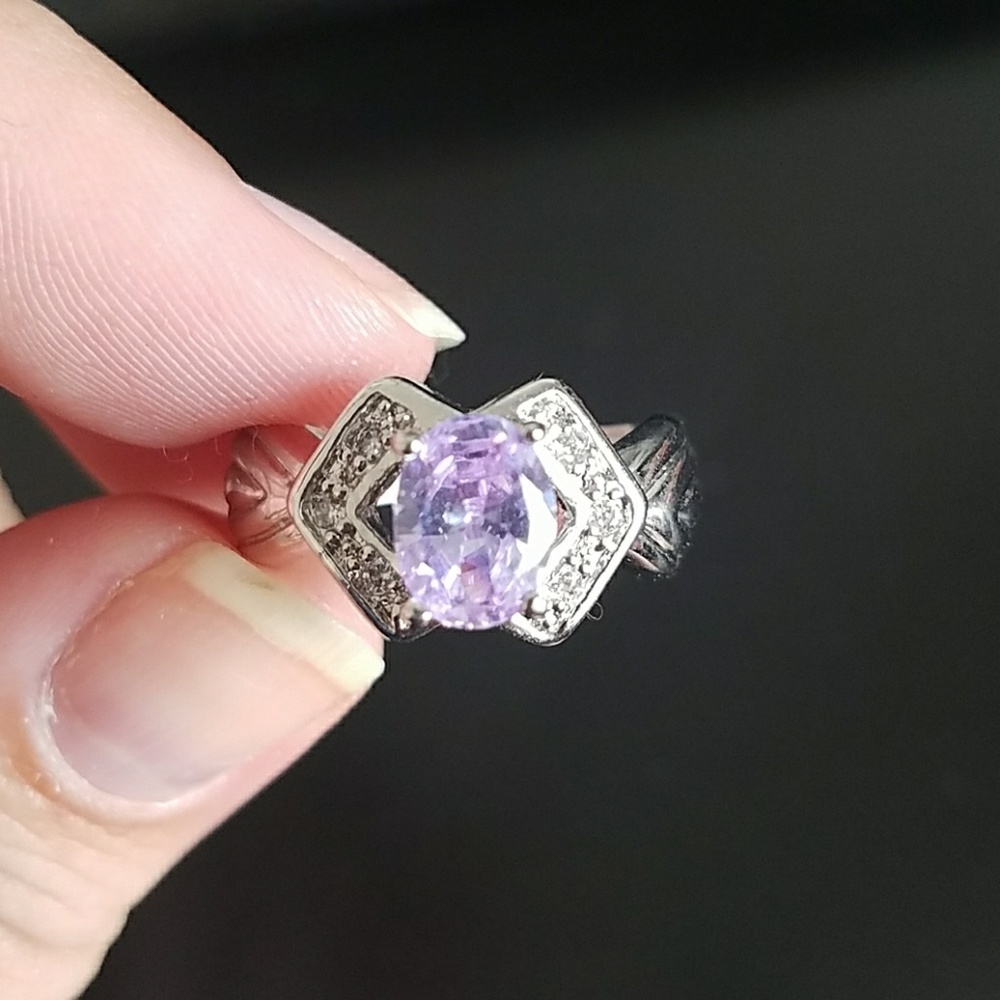 NWOT Purple Faux Gem Ring!